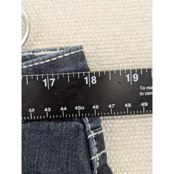 Lee Slender Secret Blue Jean Capri 16 Petite Lower On The Waist -0625D154 - Picture 4 of 8